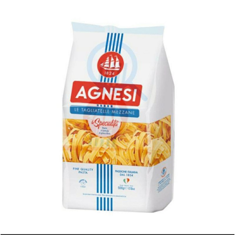 Agnesi Tagliatelle Mezanne Pasta 500 G Gr Gram