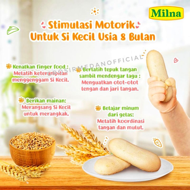 MILNA BISKUIT BAYI FINGER 52 G