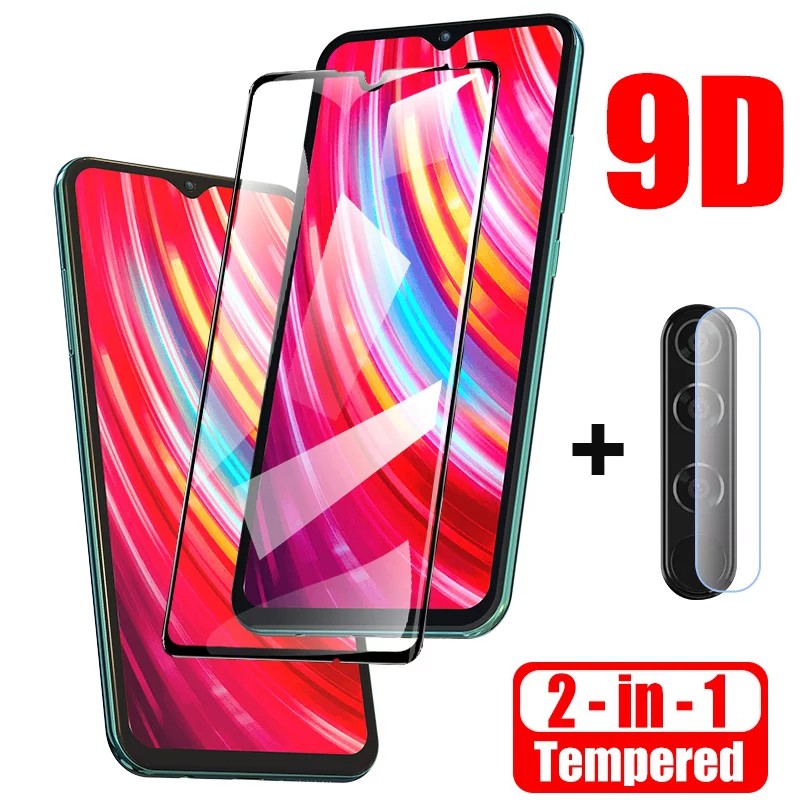 PAKET 2 IN1 Tempered Glass XIAOMI REDMI NOTE 10 PRO / NOTE 10 /REDMI 9/NOTE 9/NOTE 9 PRO  Lensa Camera