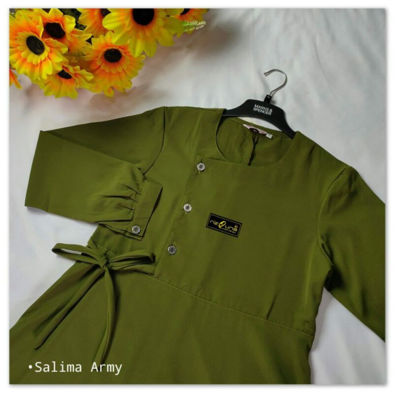 Gamis Salima /Gamis Wolfis/ Rizquna Hijab