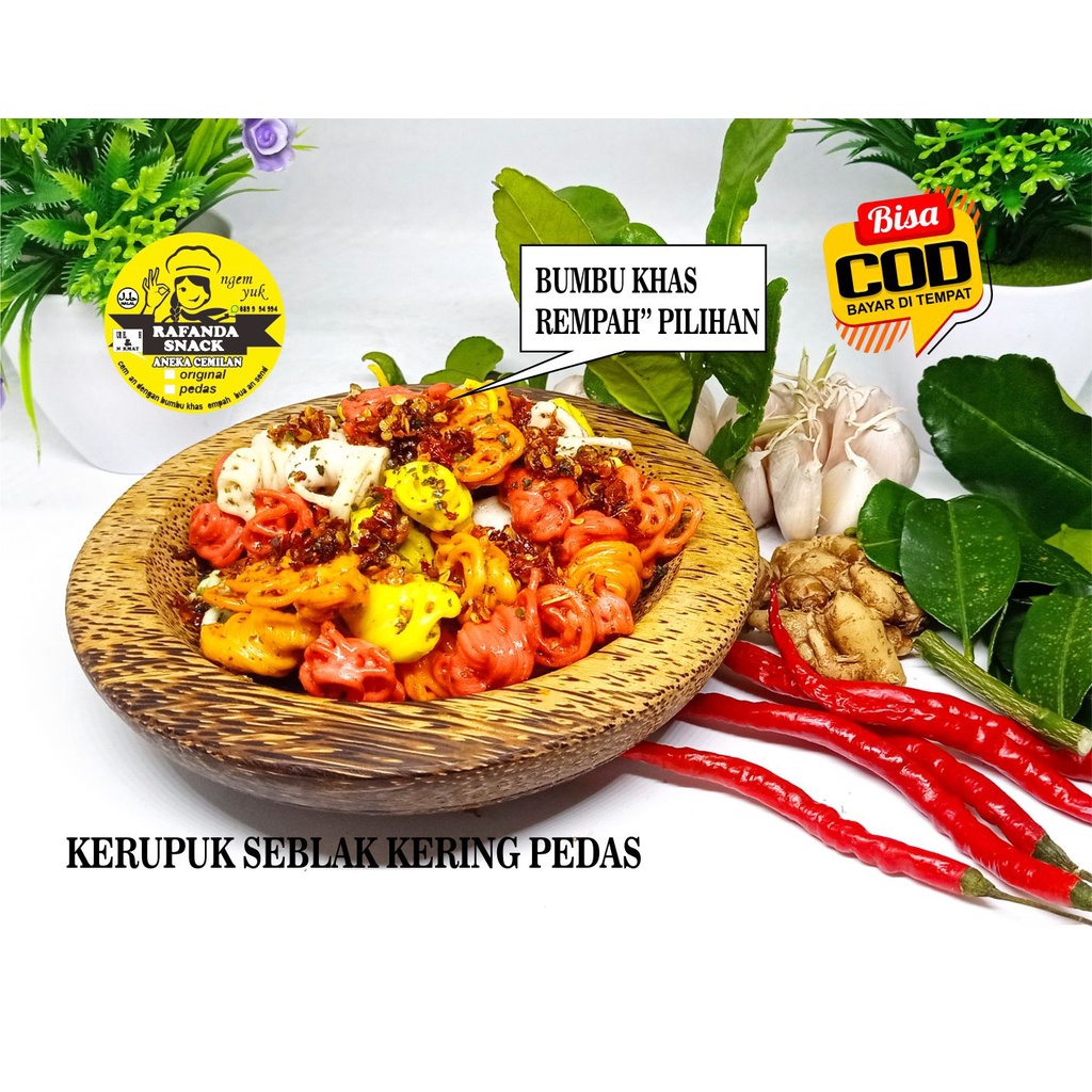 

KERUPUK KEONG BANTET PEDAS 75gr