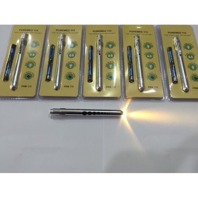 (Original) Penlight PUREMED cahaya kuning /Penlight Sinar Kuning Puremed/Penlight Puremed Halogen