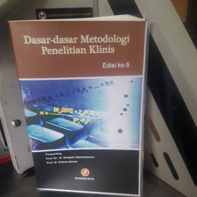 

Dasar dasar metodologi penelitian klinis edisi 5