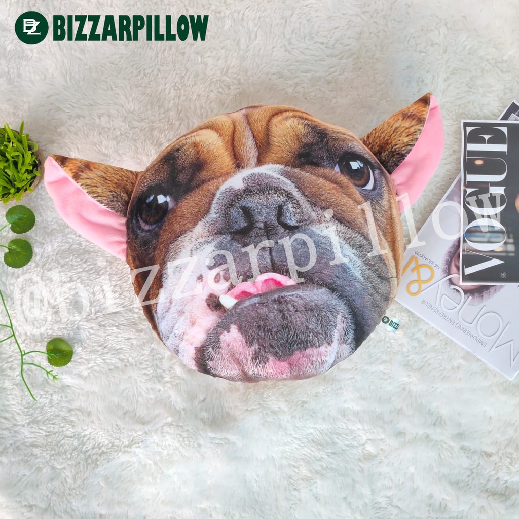 Bizzarpillow Bantal sofa Bantal Kepala Hewan size M  BZ125