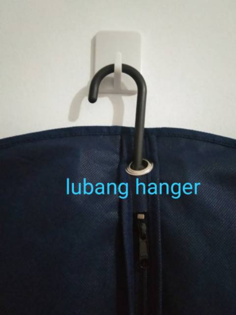 Cover jas baju / cover gantungan baju jas / pelindung baju jas warna bahan tebal