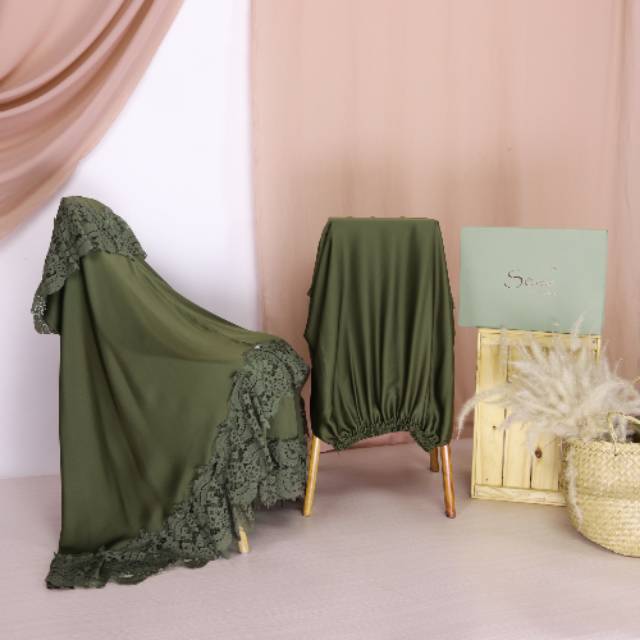 Mukena silk/ mukena sutera