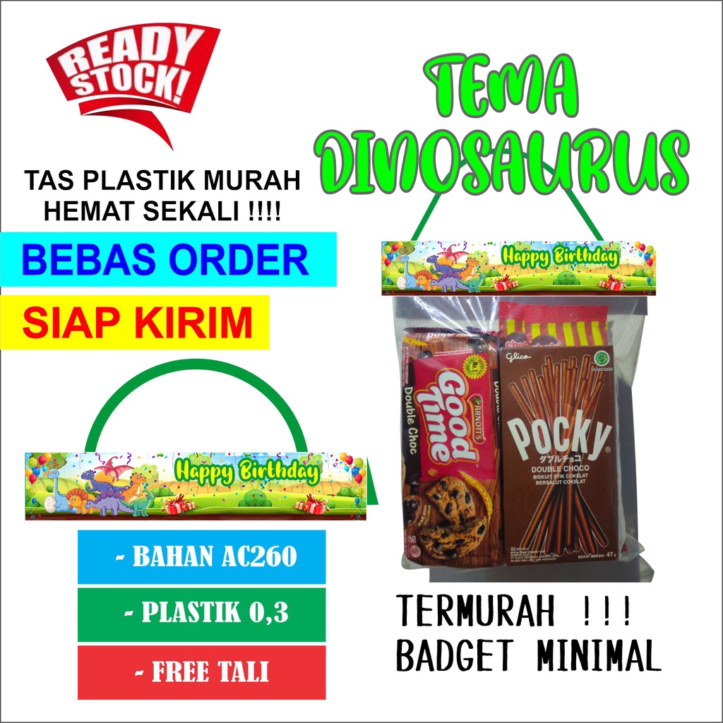 

[COD ] TAS ULTAH TERLARIS ULANG TAHUN READY STOK SOUVENIR SNACK