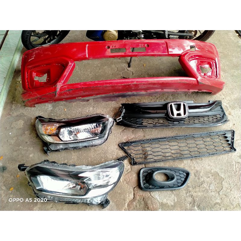 bumper depan headlemp grill RAM Honda Brio RS