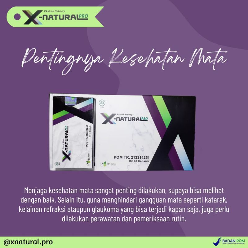 X Natural Pro Tetes Spray &amp; Kapsul Original NEW vitamin mata silinder minus dll