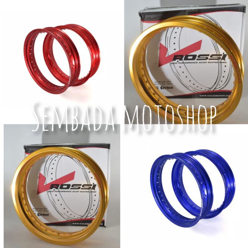 Velg V ROSSI ring 17 lebar 300 350 36Hole Velg rossi tapak lebar ring 17 Velg supermoto KLX CRF WR