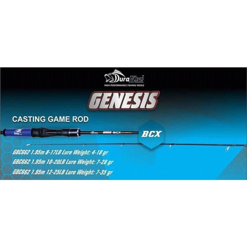 Joran baitCasting Duraking Genesis BCX 8-17lbs 662M casting gabusa toman
