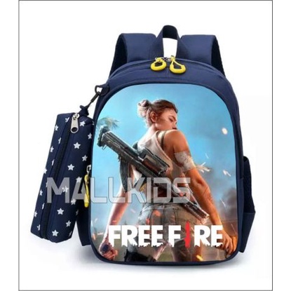 Senangbags Tas Sekolah Anak Perempuan TK ff LADY gambar ff Sekolah Laki Laki Perempuan Gaming laki2 