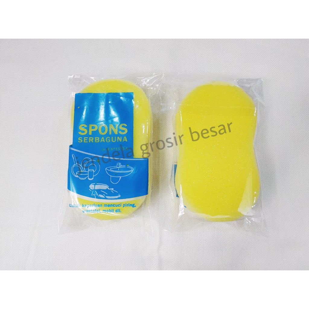 Sponge Cuci Mobil Pack Plastik - Busa Cuci Mobil