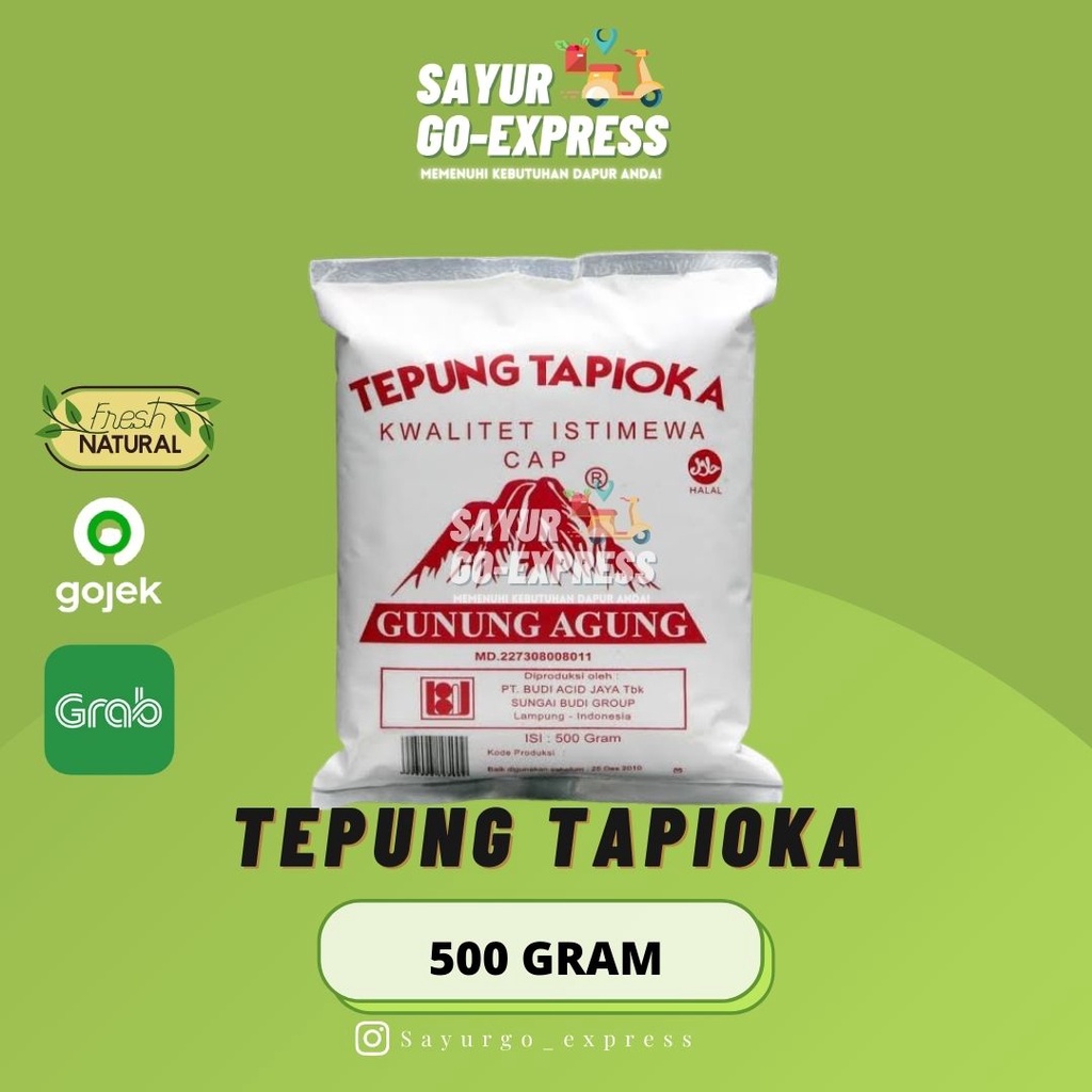 

Tepung Tapioka Gunung Agung 500 gram