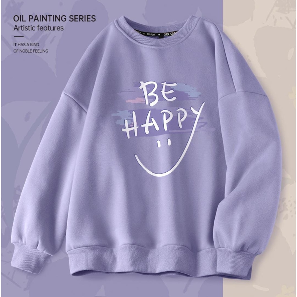 LILAC VERSION SWEATER CREWNECK PECINTA UNGU