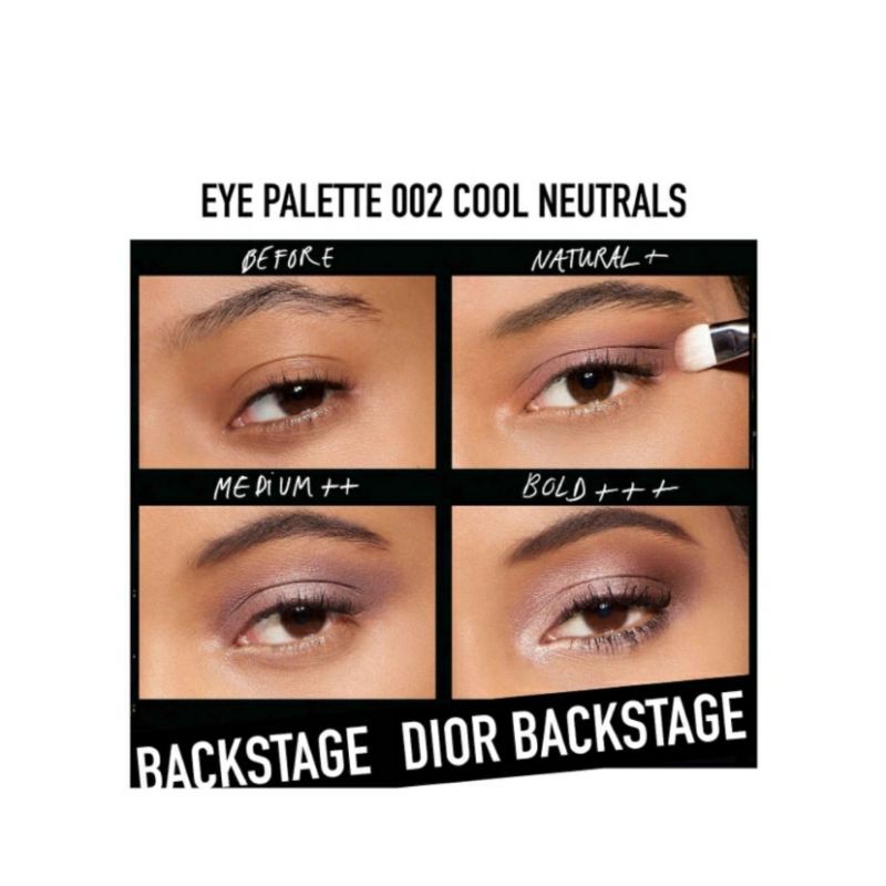 dior backstage eyeshadow palette cool