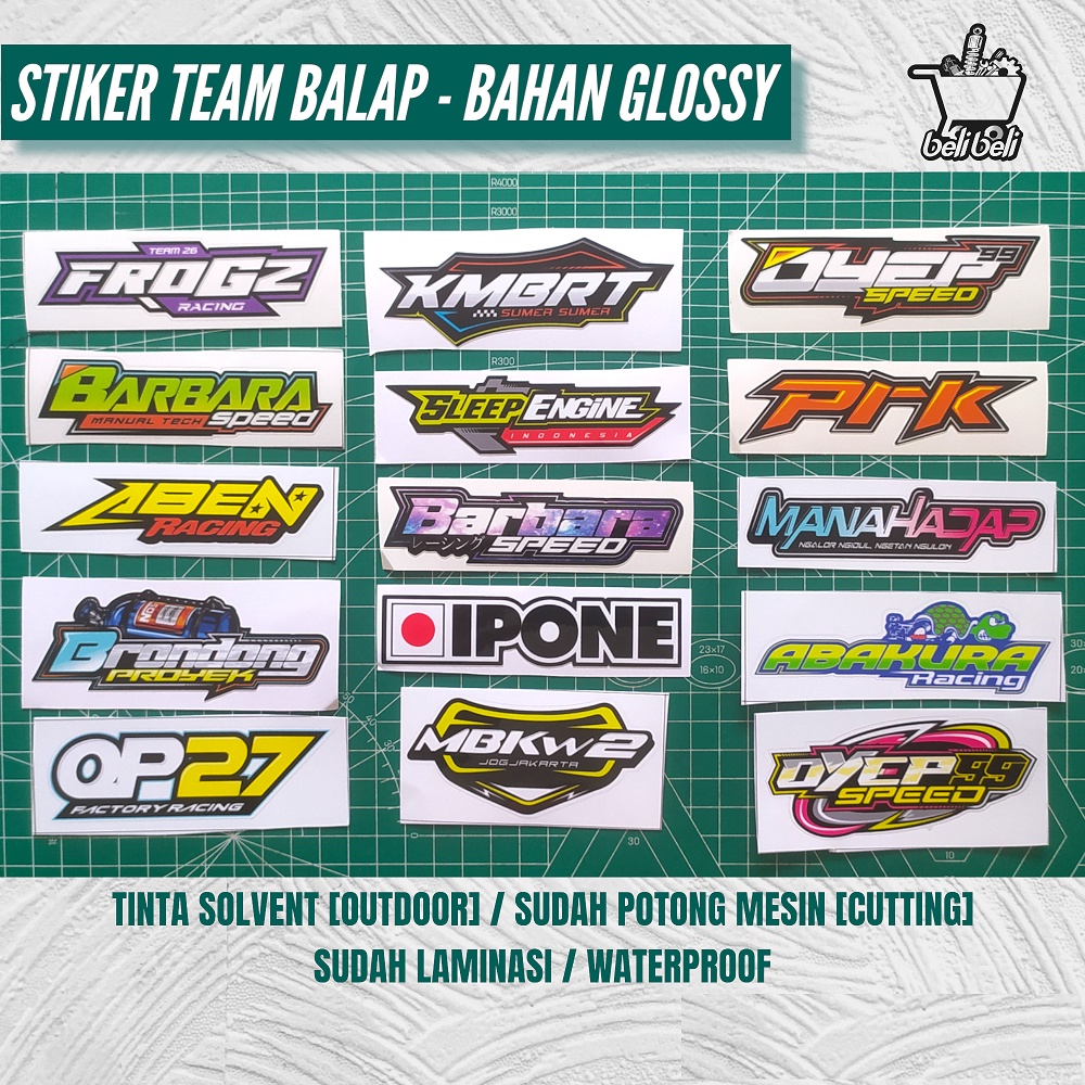 stiker kmbrt / stiker frog / stiker oyep / stiker abakura / stiker sleep engine / stiker op27 / stik