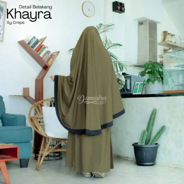 Baju set khimar syar'i