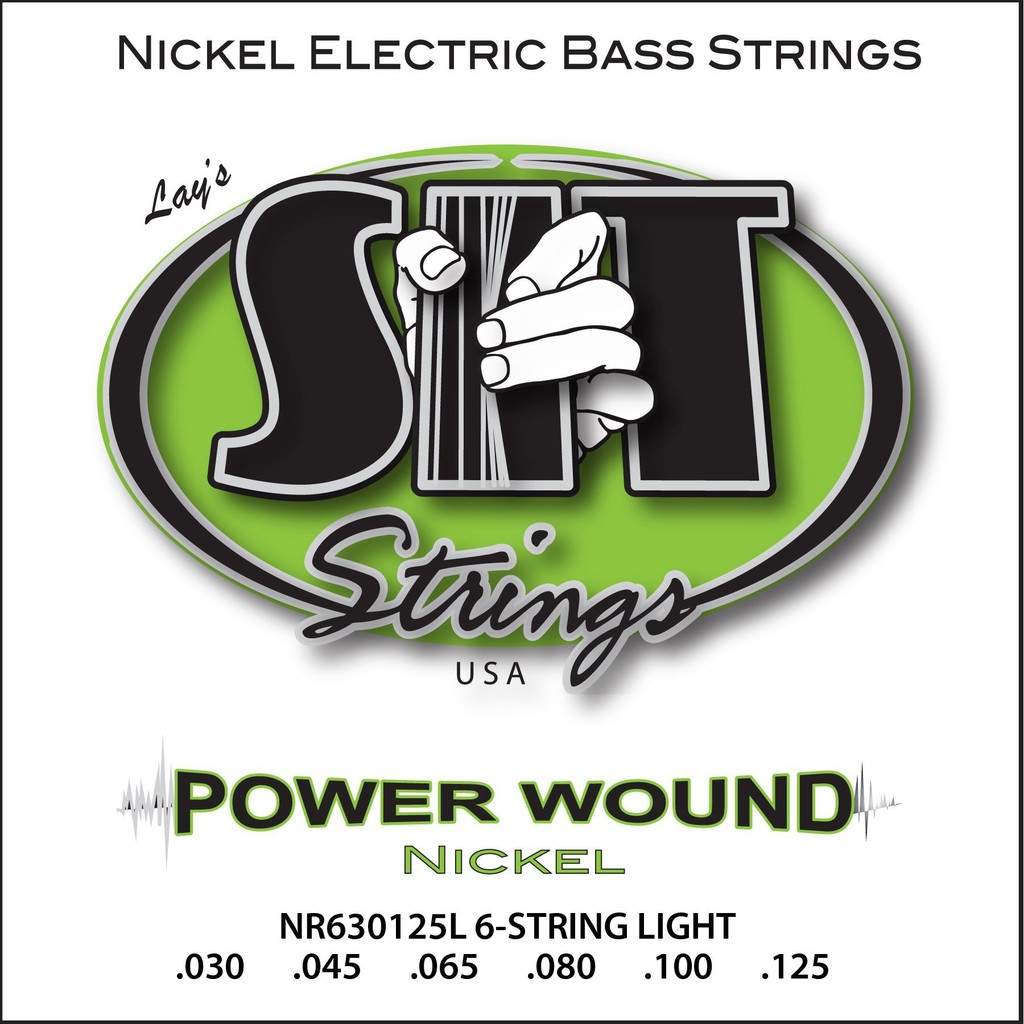 NR630125L 6-STRING LIGHT POWER WOUND NICKEL BASS SIT STRING