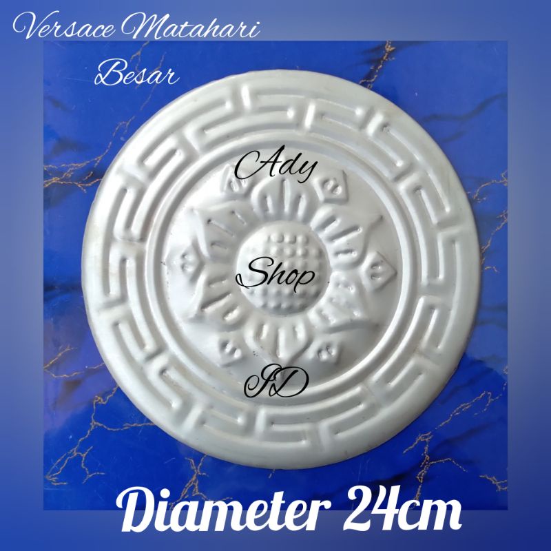 Crystalcove12 Ornamen Pagar Besi Aksesoris Vercase Matahari 24Cm