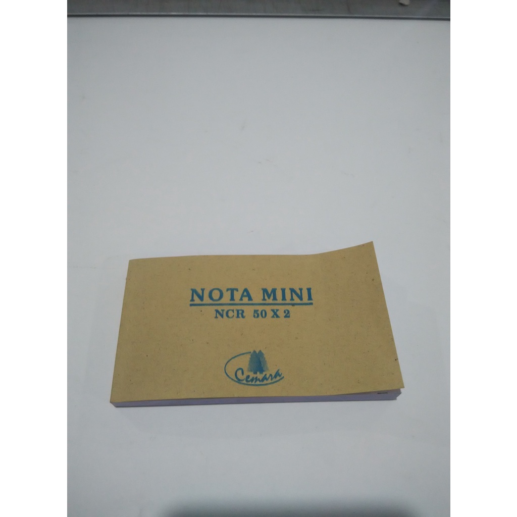 

Buku Nota 1/8 folio 50 x 2 NCR
