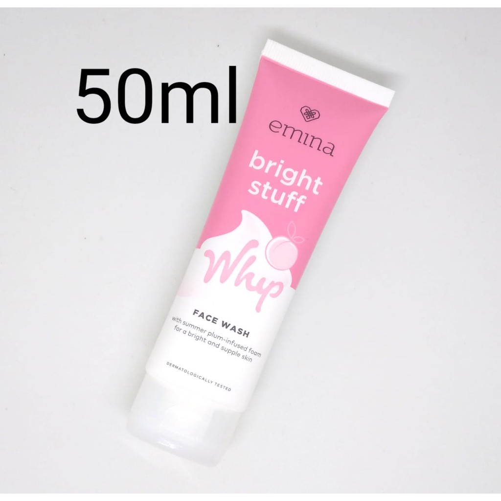 DISKON MURAH!! Emina Bright Stuff Whip Face Wash 50ml