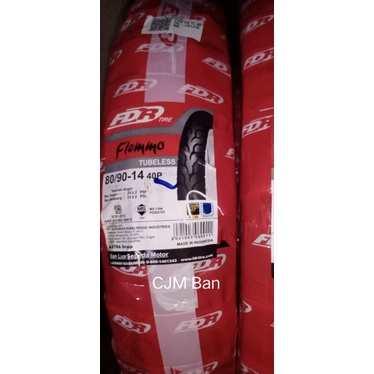 Ban tubeless / Tube type Depan/Belakang FEDERAL FDR Flemmo 80/90-14 for Vario/110/125/150/F1/esp/bea