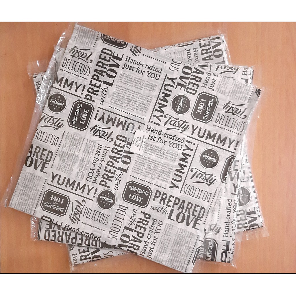 

KERTAS BUNGKUS NASI MOTIF LAMINASI UKURAN 30X30 CM