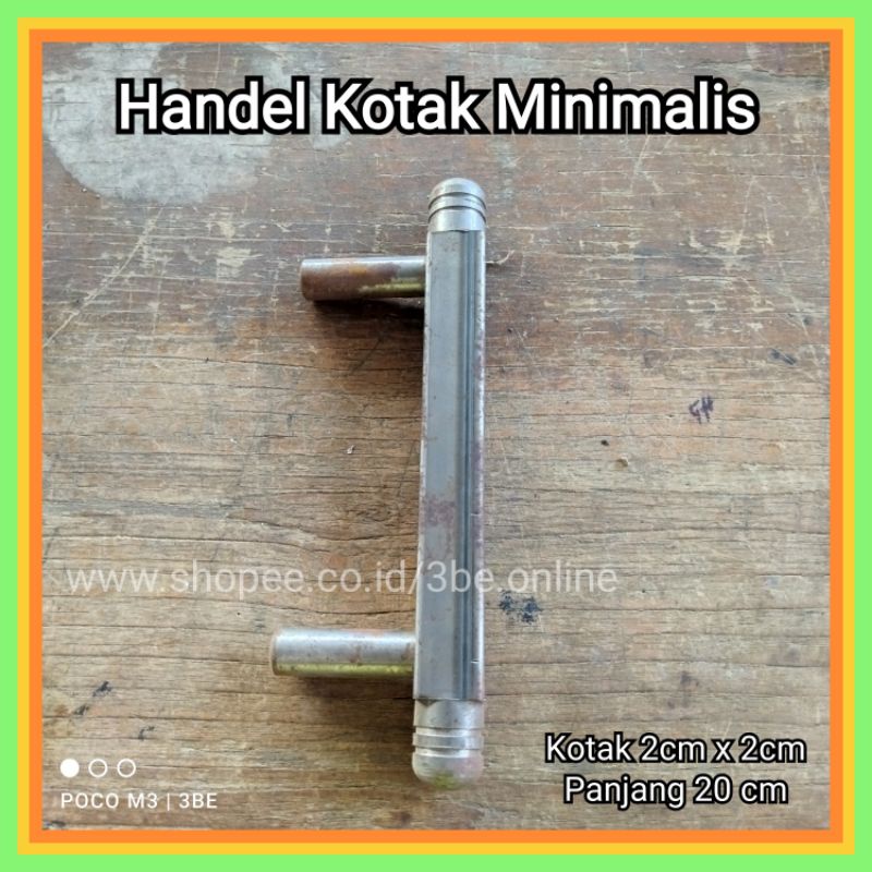 Handel pegangan gagang pintu model kotak minimalis pagar besi gebyog garasi rumah