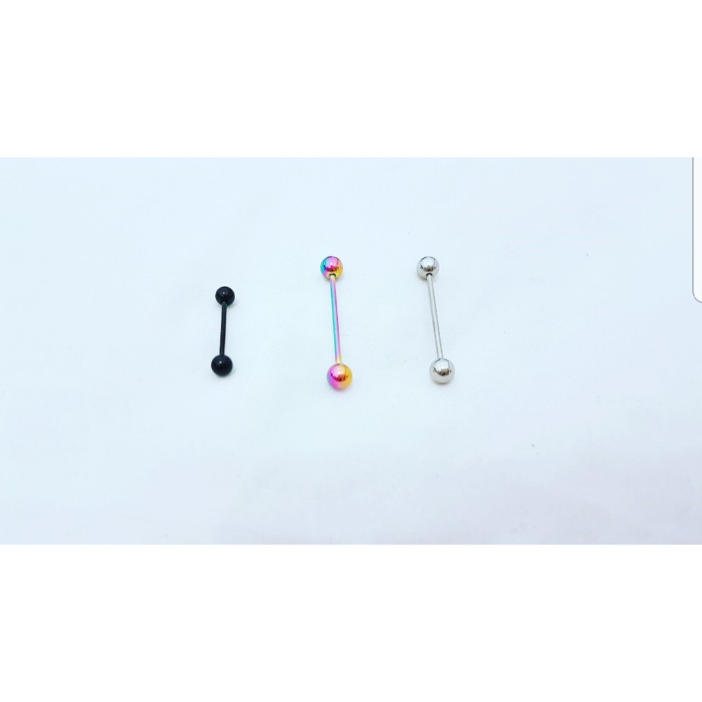 Anting Tindik Panjang - Pendek Cowok | Cowo | Pria | Laki Titanium