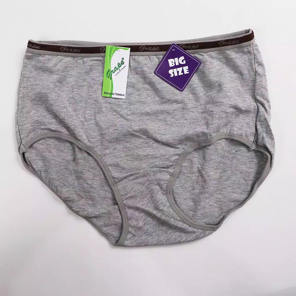 COD Cd Celana Dalam Jumbo Big Size Extra Size Grape Underwear