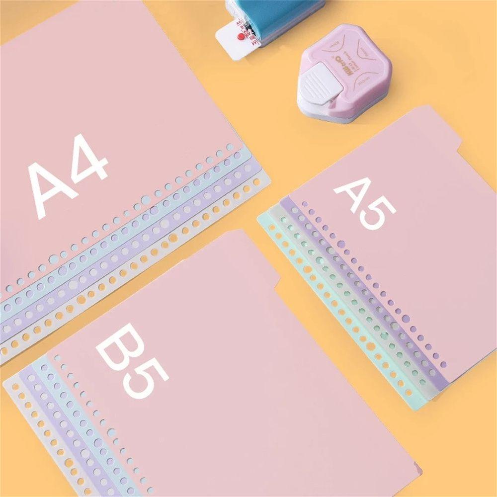 [Elegan] Binder Index Sekat Alat Tulis Sekolah Scrapbook Diary Coil Buku B5 A5 A4 Halaman Pemisah Notebook