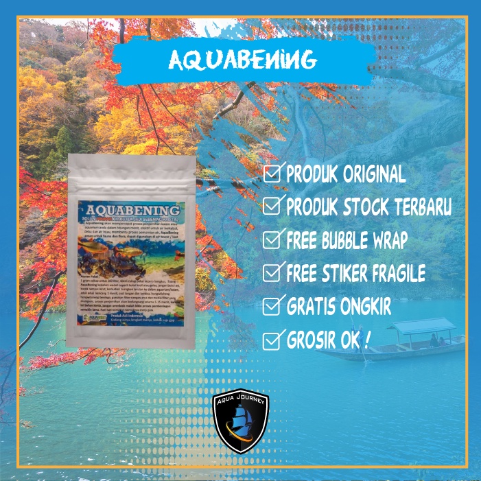 Aquabening Penjernih Air Aquascape Aquarium Aquariset Aquajaya