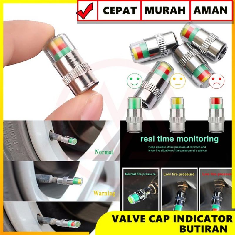 TUTUP PENTIL INDIKATOR TEKANAN ANGIN SEPEDA MOTOR