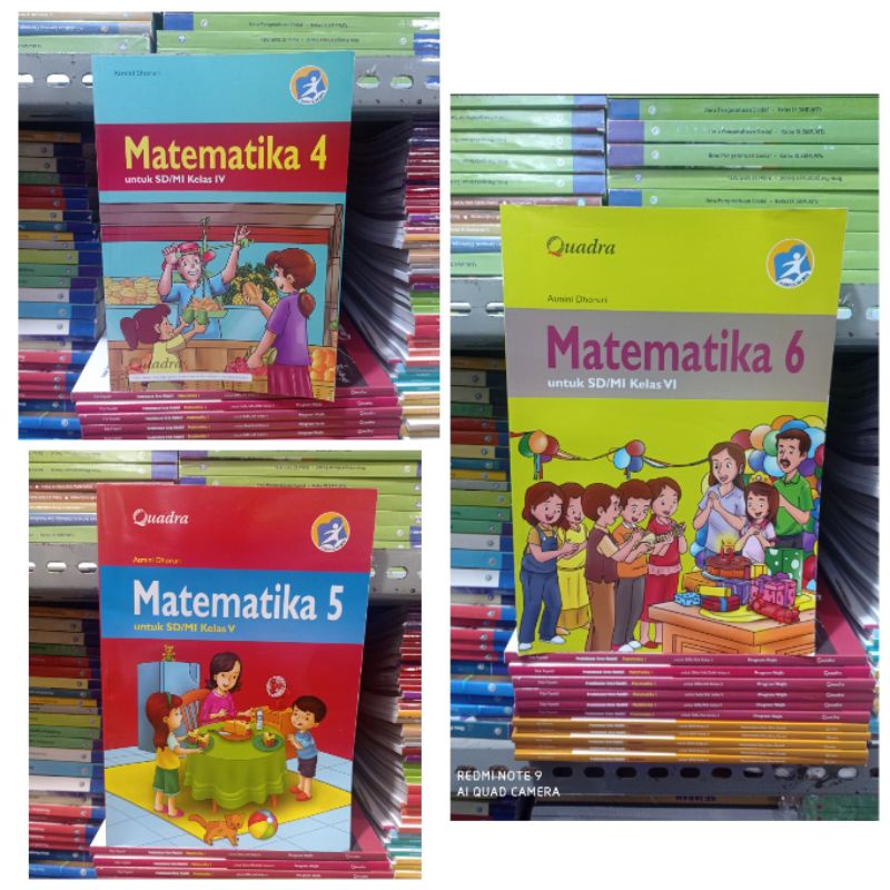 Buku SD Matematika Kelas 4 5 6 Revisi Quadra