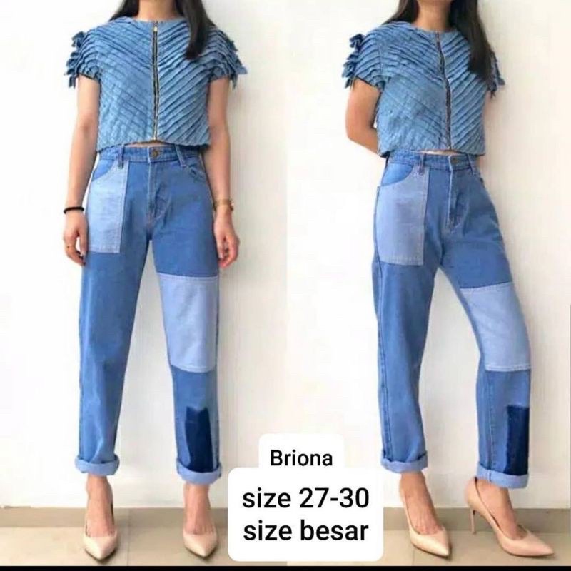 CELANA BOYFRIEND BRIONA / CELANA JEANS BOYFRIEND WANITA / BOYFRIEND JEANS WANITA