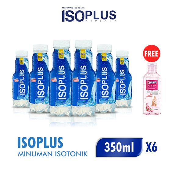 

Isoplus Minuman Isotonik 350 ml x 6 pcs Free Nuvo Hand Sanitizer 85 ml