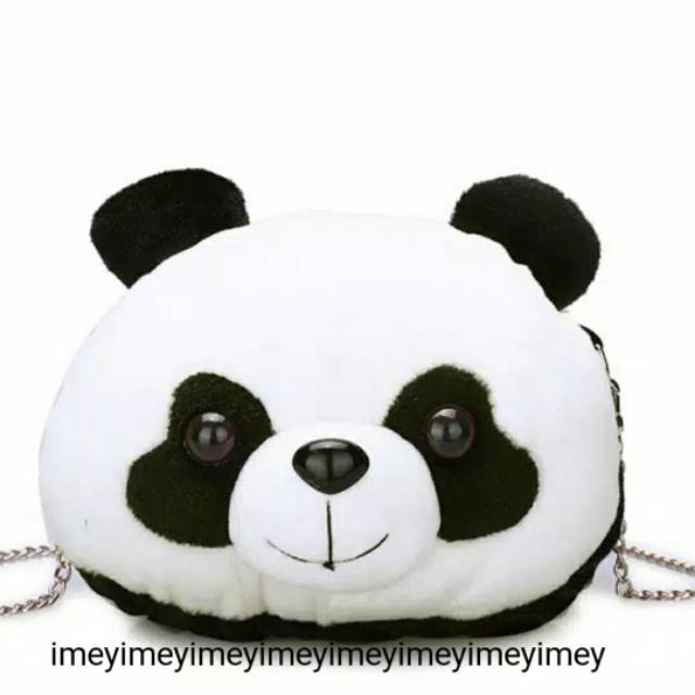 Tas selempang boneka panda