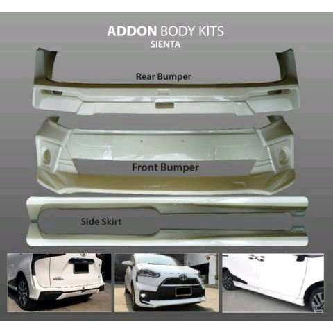 bamper BODYKIT TOYOTA SIENTA. . TOP QUALITY GRADE-A