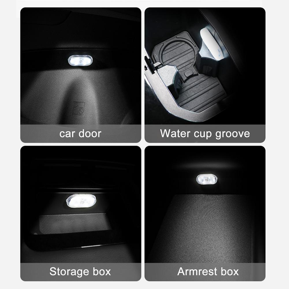 Lampu LED Touchscreen Plafon Kabin bagasi Sentuh Mobil Laci Kolong USB Emergency Darurat Stick Touch CLick 6 Lemari Rechargable Light Kepala USB 6 LED Senter