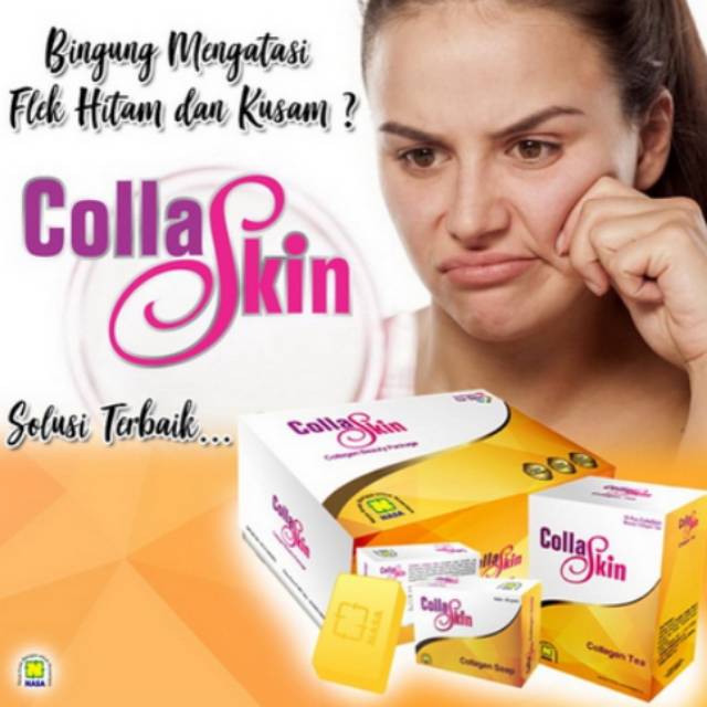 

Colaskin collagen Teh & sabun muka kulit kusam/flek hitam/Meregenerasi sel kulit