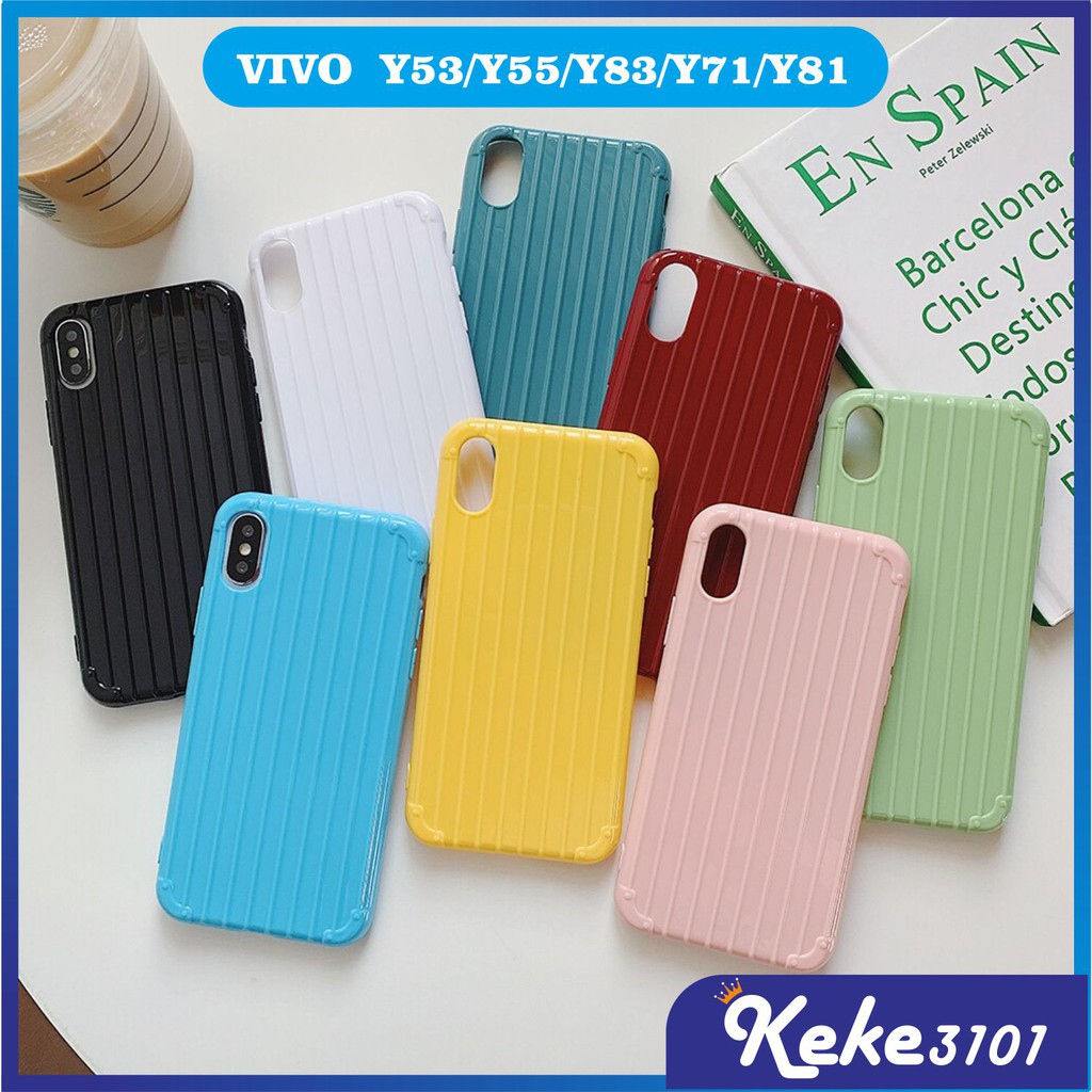 Case Vivo Y51 Y53S Y53 Y55 Y55S Y83 Y71 Y81 S1 Pro 2020 Softcase Koper Luggage