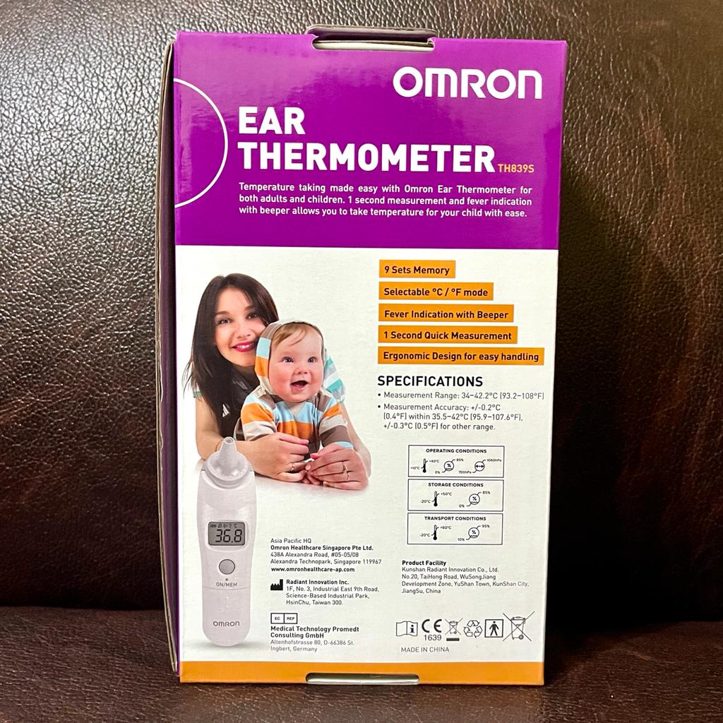 THERMOMETER TELINGA OMRON TH 839S / EAR THERMOMETER OMRON TH 839S