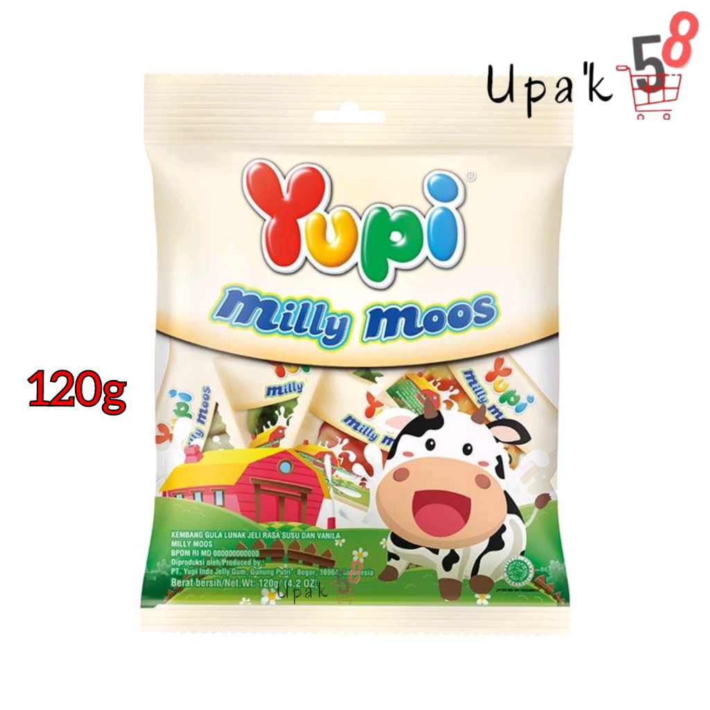 

Yupi Milky Moos (120g) / Permen / Permen Kunyah / Gummy