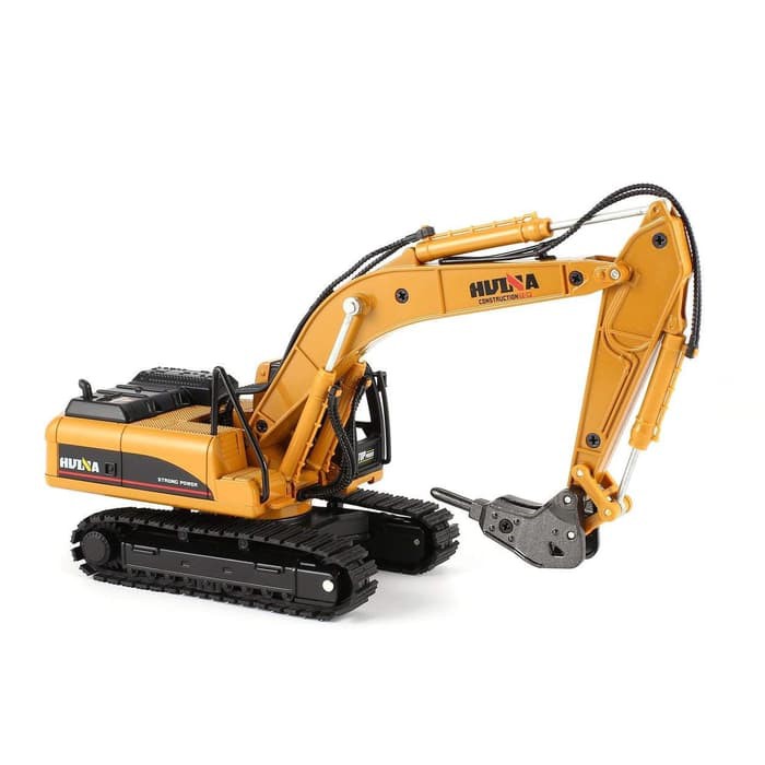 Huina 1711 Drill Excavator 1 50 Diecast Die Cast Metal Alat Berat - roblox thomas and friends crashes 9 youtube