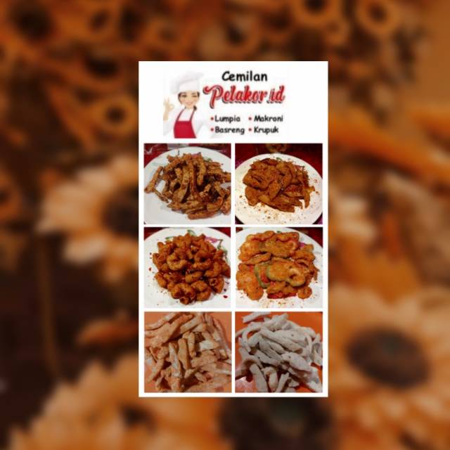 

Ready stock macaroni, lumpia,kerupuk,basreng
