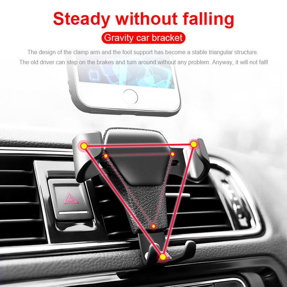 Smartphone Air Vent Car Holder - Holder Hp Mobil /  Stand Hp Mobil