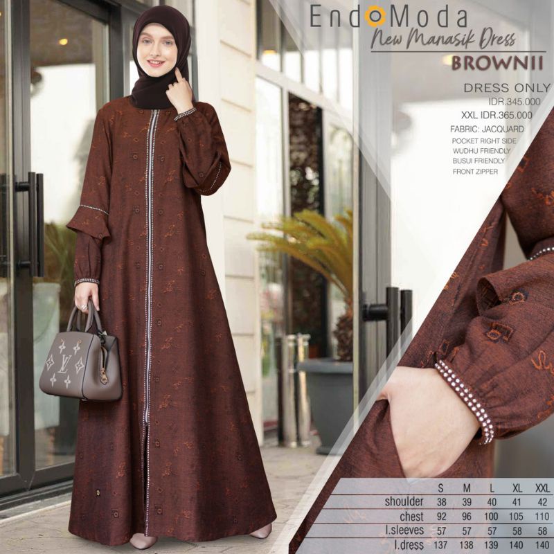 Gamis Endomoda New Manasik Dress