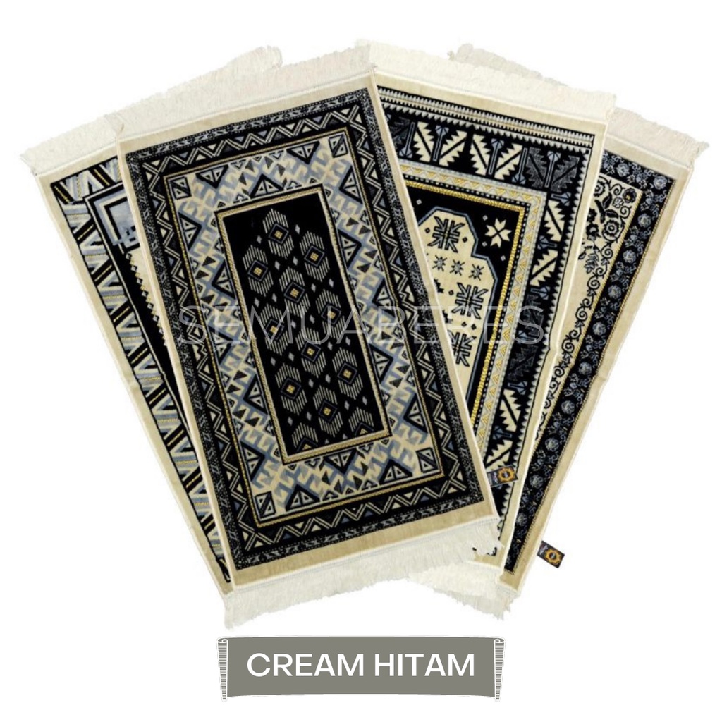 Sajadah Bulu Tebal YAKAR MIDI 105 x 50 cm - Turkey Turki Sholat Premium