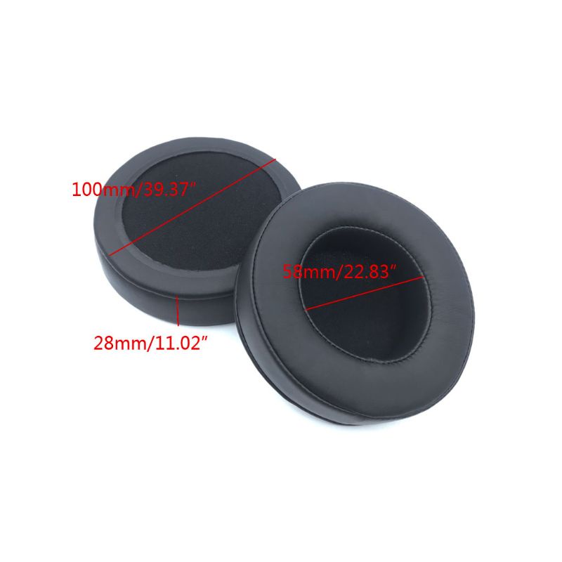 btsg High Quality 2Pcs/1Pair 100mm Universal Headphone Cushions Ear Pads Cushion